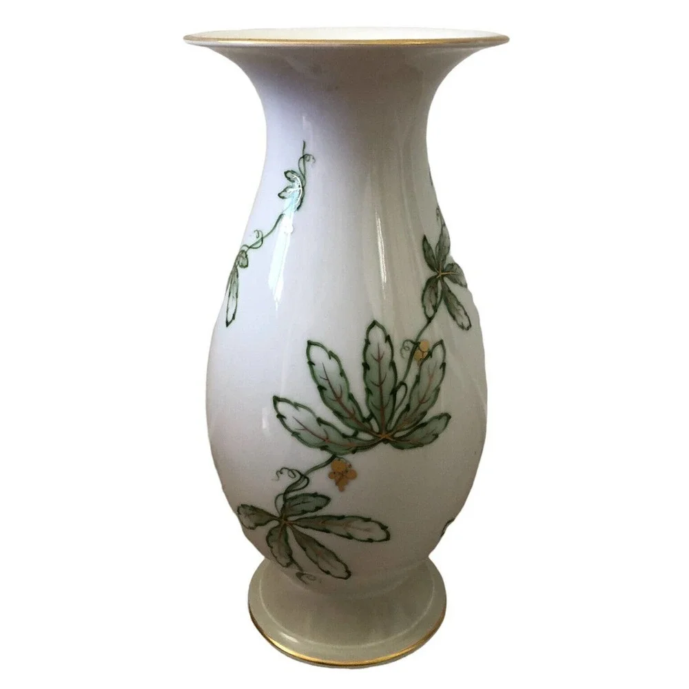 Heinrich & Co Hand Painted Vase 1920s Selb Bavaria Artist Signed A Dassler 12.5”
